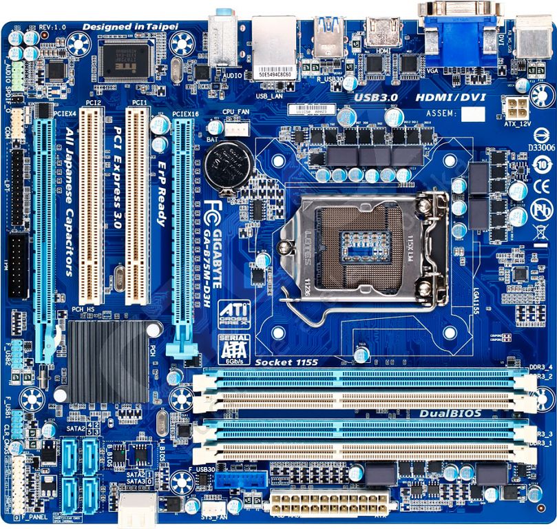 GIGABYTE GA-B75M-D3H - Intel B75