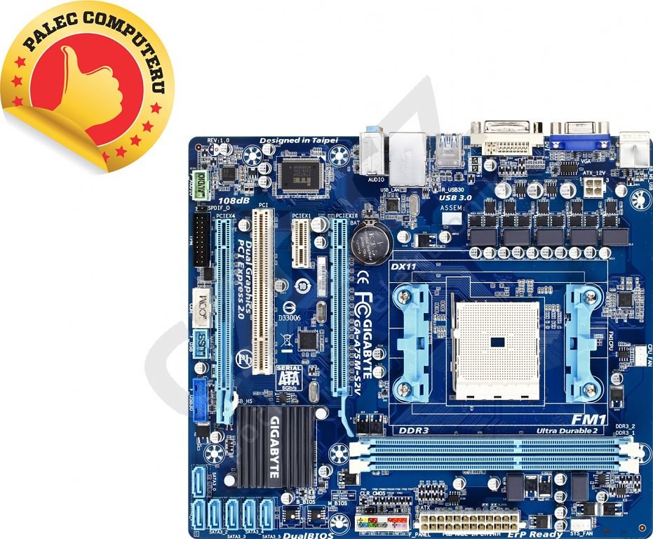 GIGABYTE GA-A75M-S2V - AMD A75